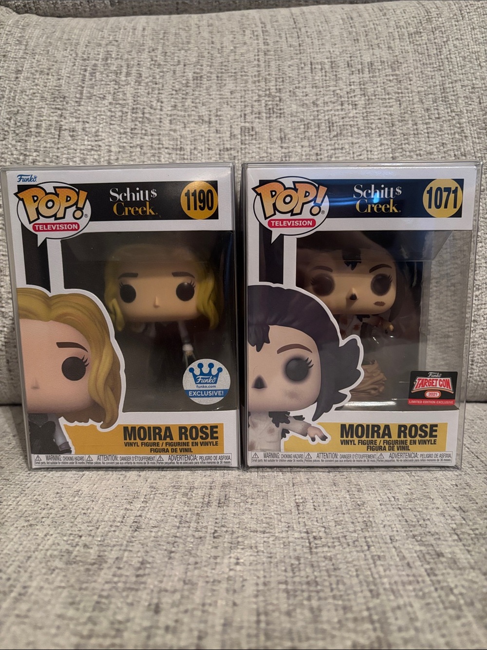 Funko Moira Rose Duo Vinyl Figures - Blonde & Black Hair